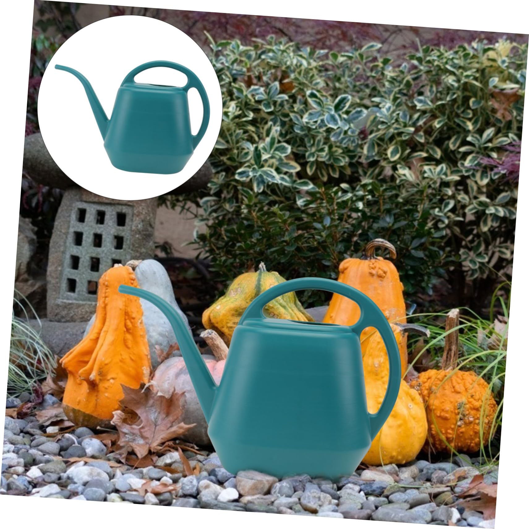 BESPORTBLE - Regadera de jardín recargable de plástico verde, gran capacidad para balcón y plantas suculentas, boquilla larga para riego preciso y uso doméstico