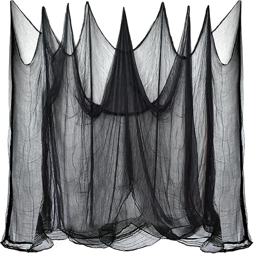 ZeeDix Halloween Black Creepy Cloth 85 x 600in Giant Home