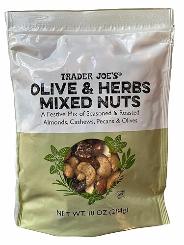 Trader Joe's Olive & Herbs Mezcla de frutos secos, 10 onzas