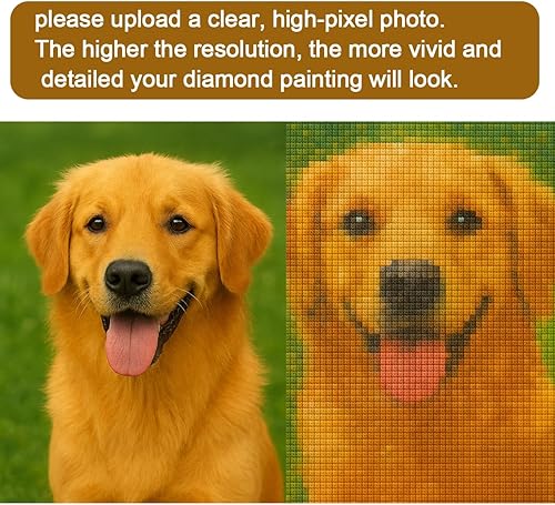 Miniatura 6 de Maydear - Juego de pintura de diamante 5D de bricolaje, pequeño y sencillo para principiantes, con marco blanco para niños, de 6 x 8