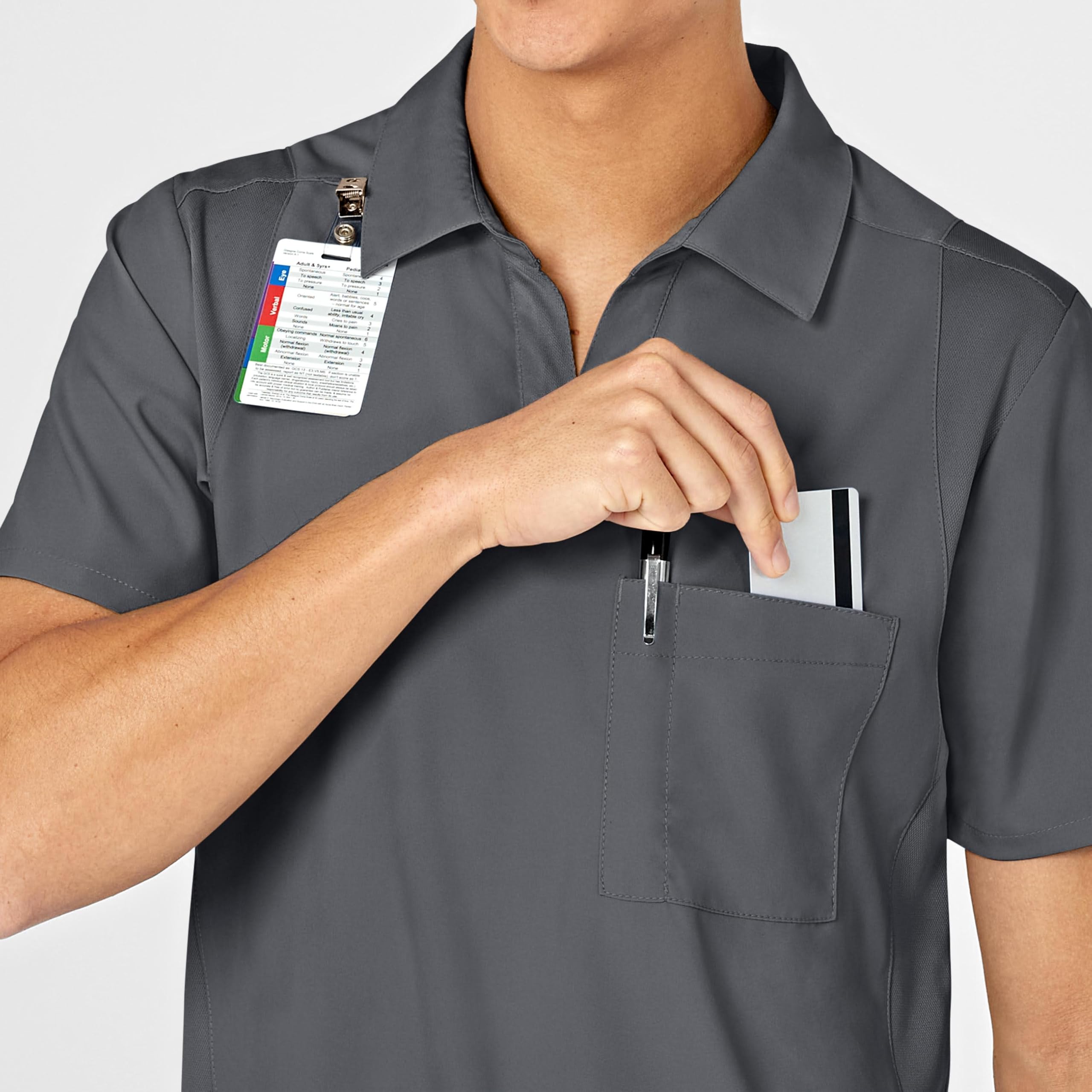 Wink Mens Collar Top