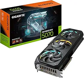 Placa de Vídeo Gigabyte GeForce RTX 5070 Gaming OC 12GB GDDR7 – Ray Tracing, DLSS 3, Resfriamento WINDFORCE, GV-N5070GAMING OC-12GD