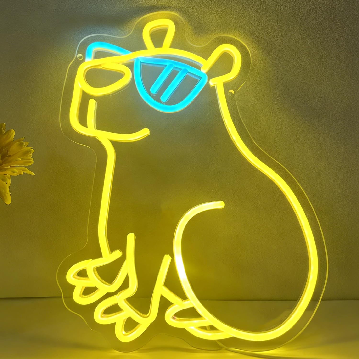 Dragon Neon Sign, Cute Dimmable Led Neon Night Lights Up Anime Decor for Bedroom Living Room Man Cave Home Bar Wall Decoration, Birthday Party Christmas Gifts for Kids Girls Boys Adults (Dragon)