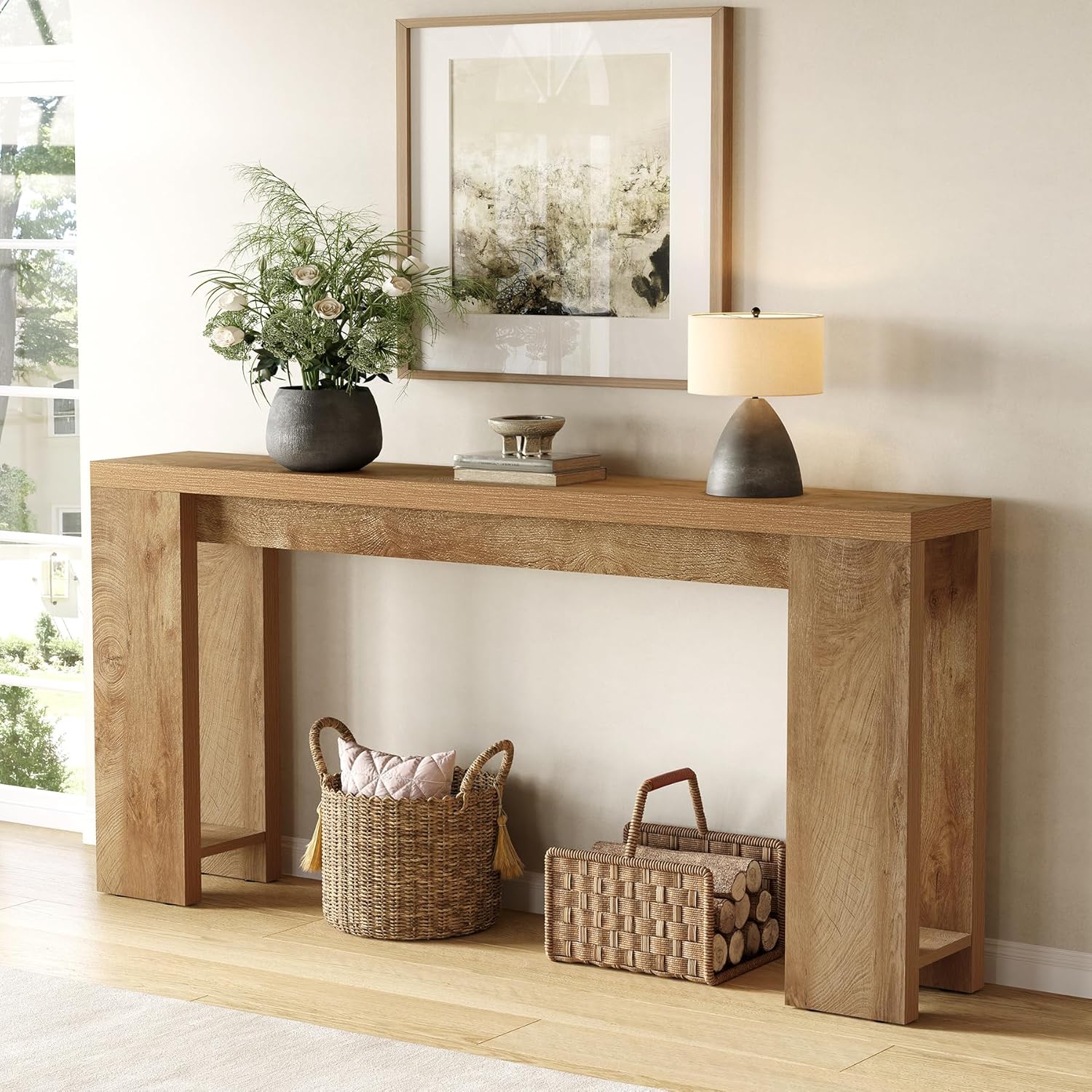 Chic Farmhouse Console Table for Stylish Spaces