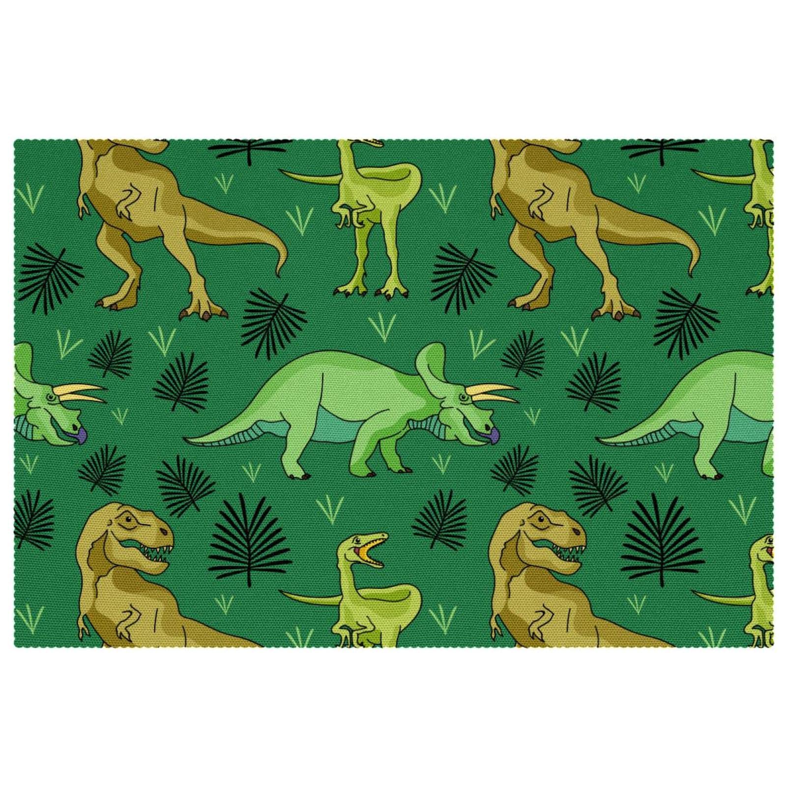 Sets de table dinosaure pour des repas de famille animés et sans taches