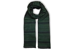 Bleu Nero Mens Green Scarf Premium Cashmere Feel Mens Green Scarf