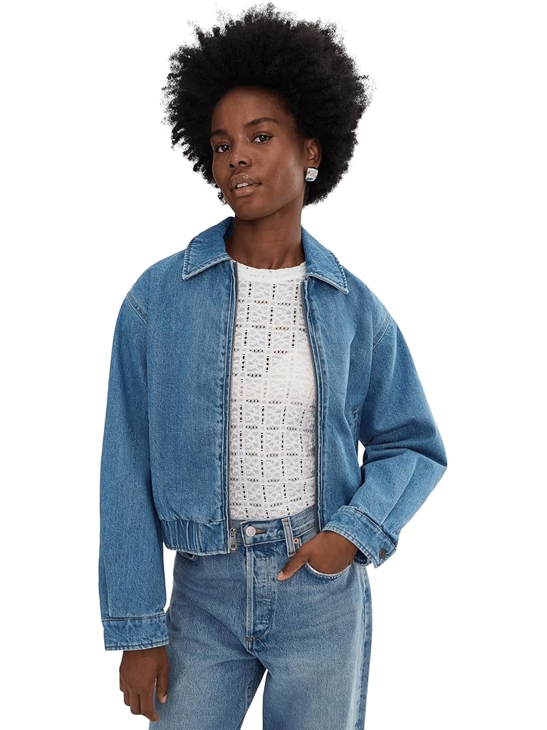 Navy Levi's® Laydown Collar Bomber