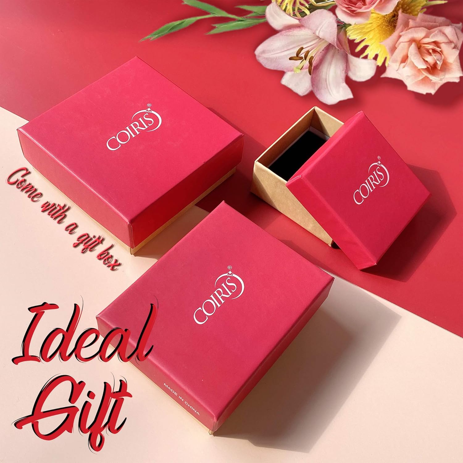 COIRIS Sequin Ball Dangle Stud Earrings for Women Beaded Statement Drop Earrings - Image 7