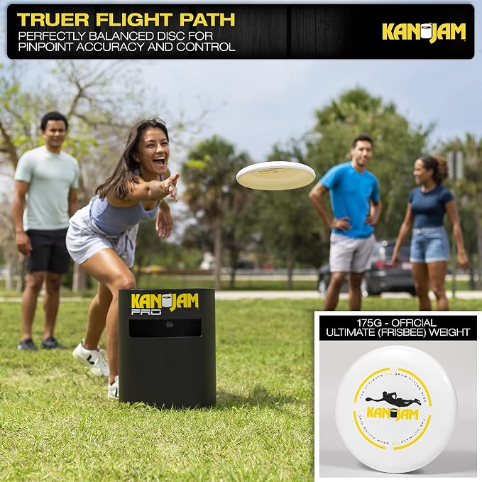 Kan Jam Pro Disc Toss Game - American Made Outdoor Game for The Backyard, Beach, Park, Tailgates - Original, Illuminate, Pro, Travel Edition, and Carry Bag Only