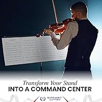 Vista 6 de Manhasset Carpeta Fourscore modelo 1650 #1650, accesorio de soporte de música