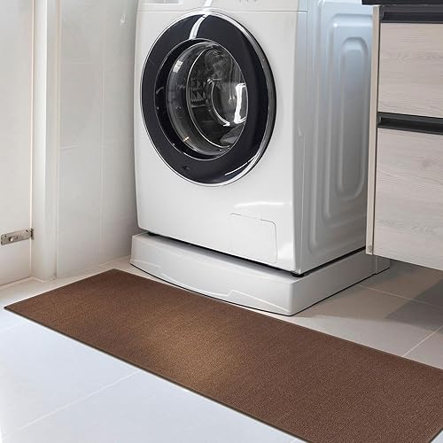 Miniatura 184 de Sweet Home Stores Alfombra lavable antideslizante con parte trasera de goma para cocina, pasillos, baño, entrada, dormitorio, 2 pies 3 pulgadas x 3