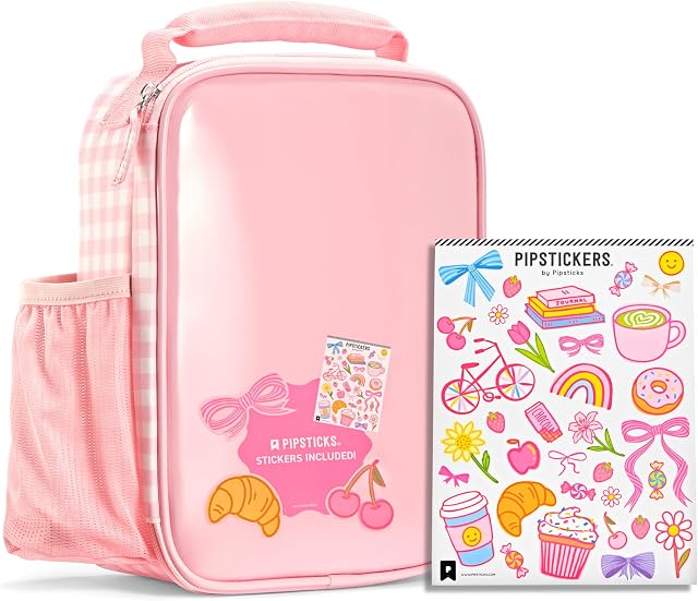 Fit & Fresh Insulated Kids Lunch Bag with Included Sticker Sheet