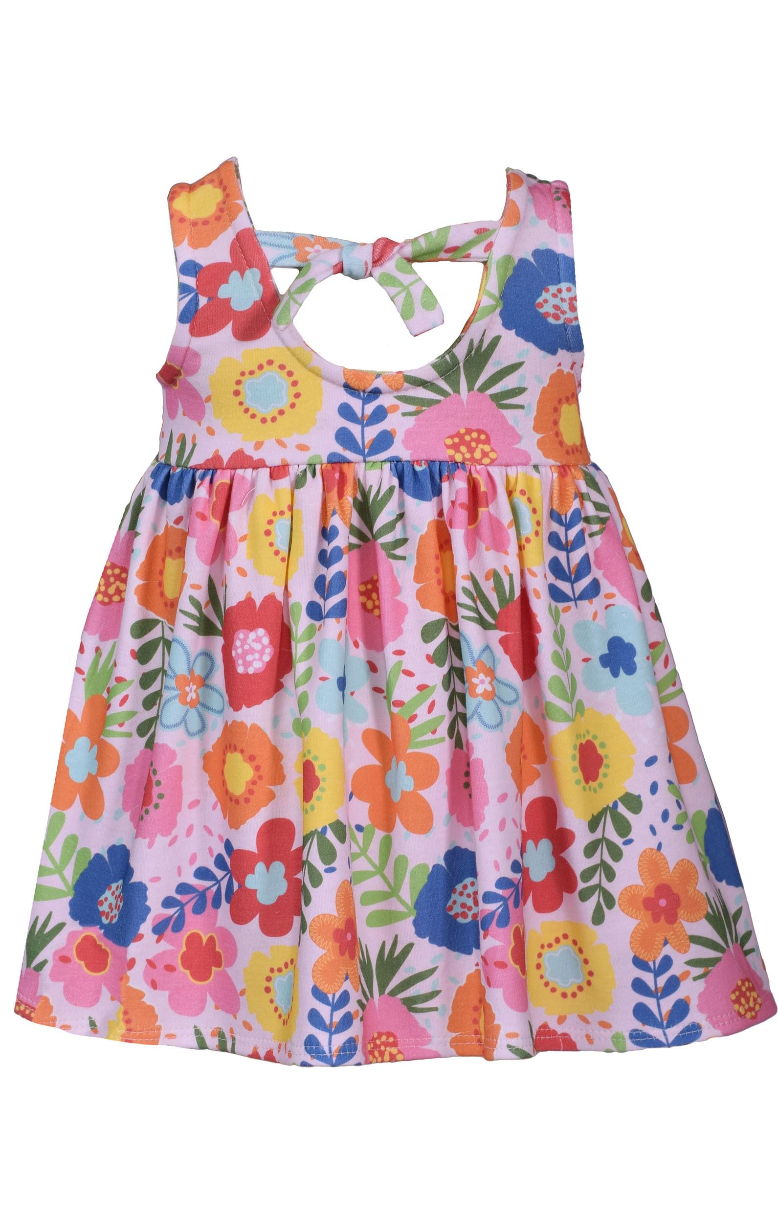 Bonnie Jean Girl's Sundress - Floral Summer Spring Dress with Hat for Baby Toddler and Little Girls, Multicolored, 6X