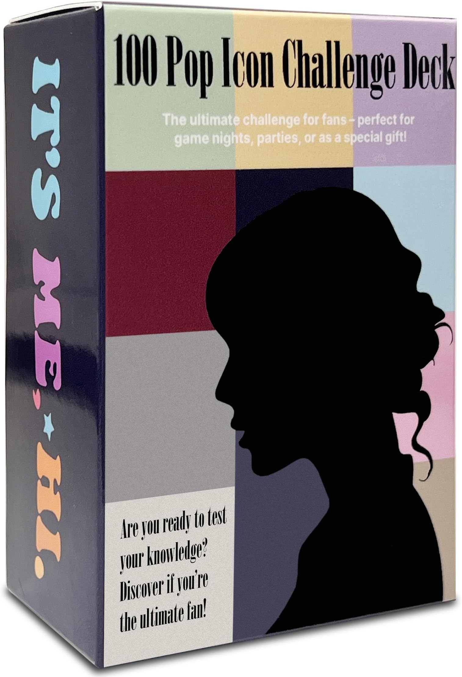 Enchanted Pop Star Card Game, Taylor 100 Question & Answer Cards for Ultimate Music Lovers, Taylor Gifts Merch for Game Nights, Birthday Party Favors for Girls Women