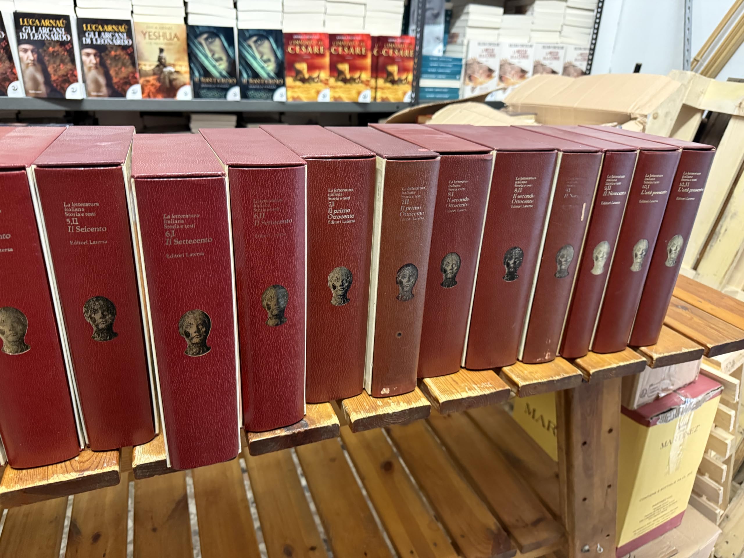 LA LETTERATURA ITALIANA STORIA E TESTI DIRETTORE CARLO MUSCETTA - 20 TOMI