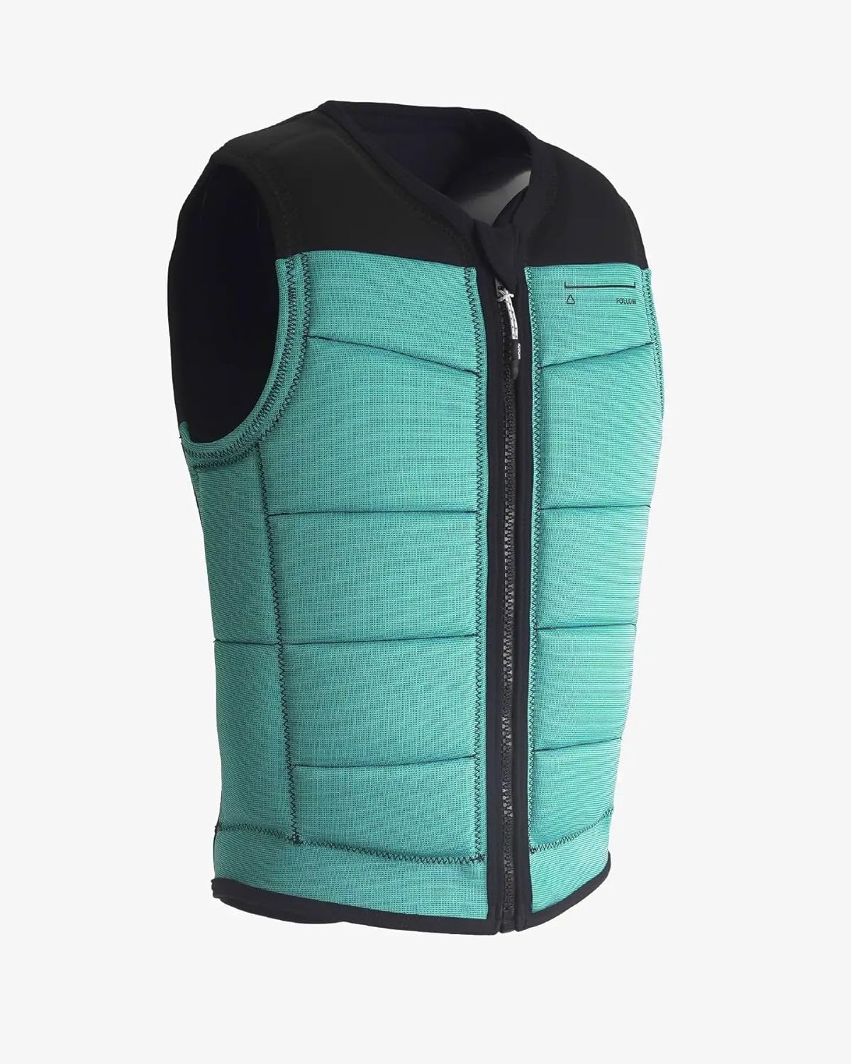 Black/Teal Section Comp Wake Vest by Follow