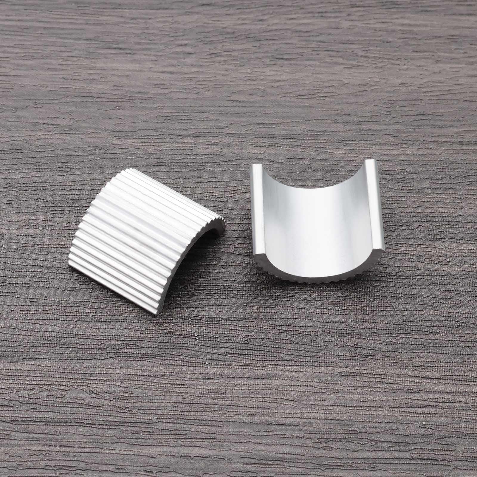 4 Pezzi In Lega Di Alluminio Manubrio Bicicletta Spessori Moto Manubrio Spacer Conversione Rondelle Conversione 28mm A 22mm Guarnizione Argento