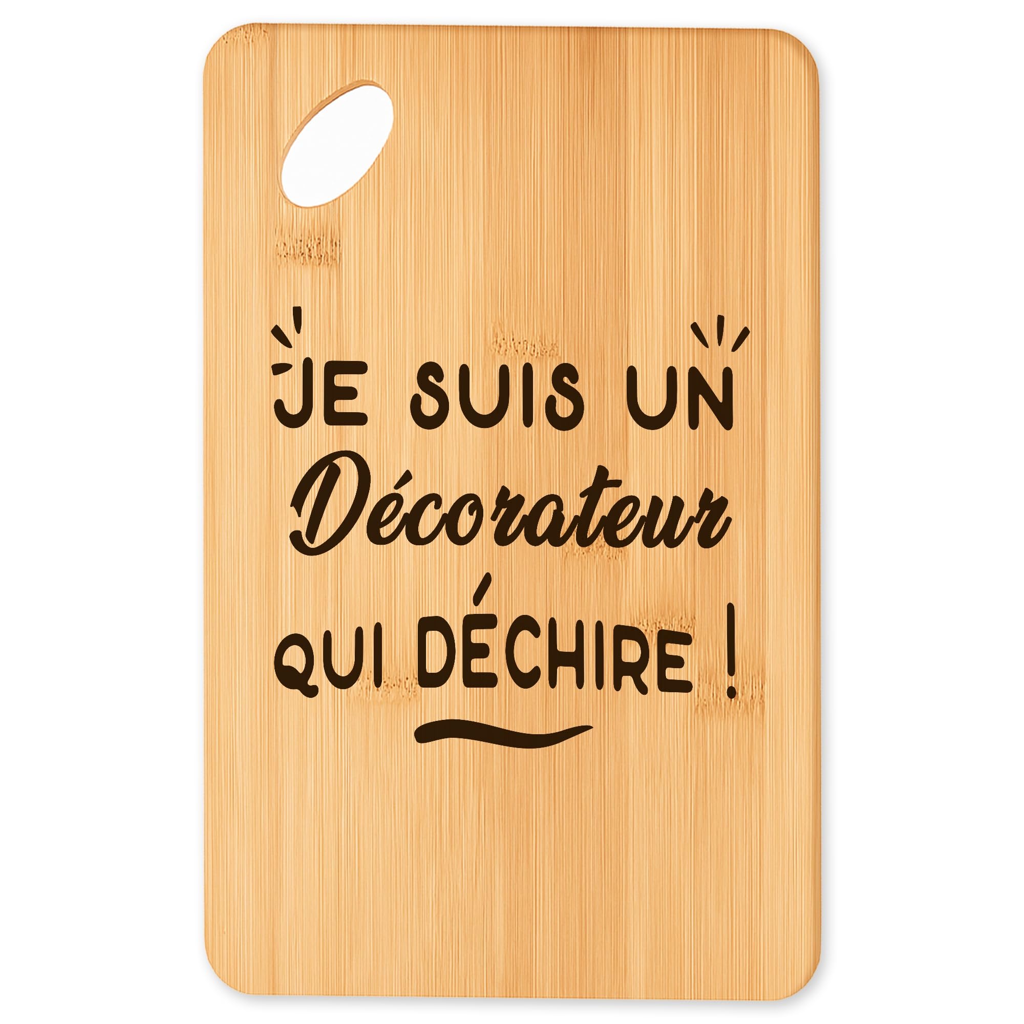Planche à découper en bambou et plateau apéro pour cuisine ou barbecue