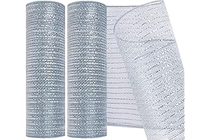 2 Pack Silver Mesh 10 Inch x 30 Feet