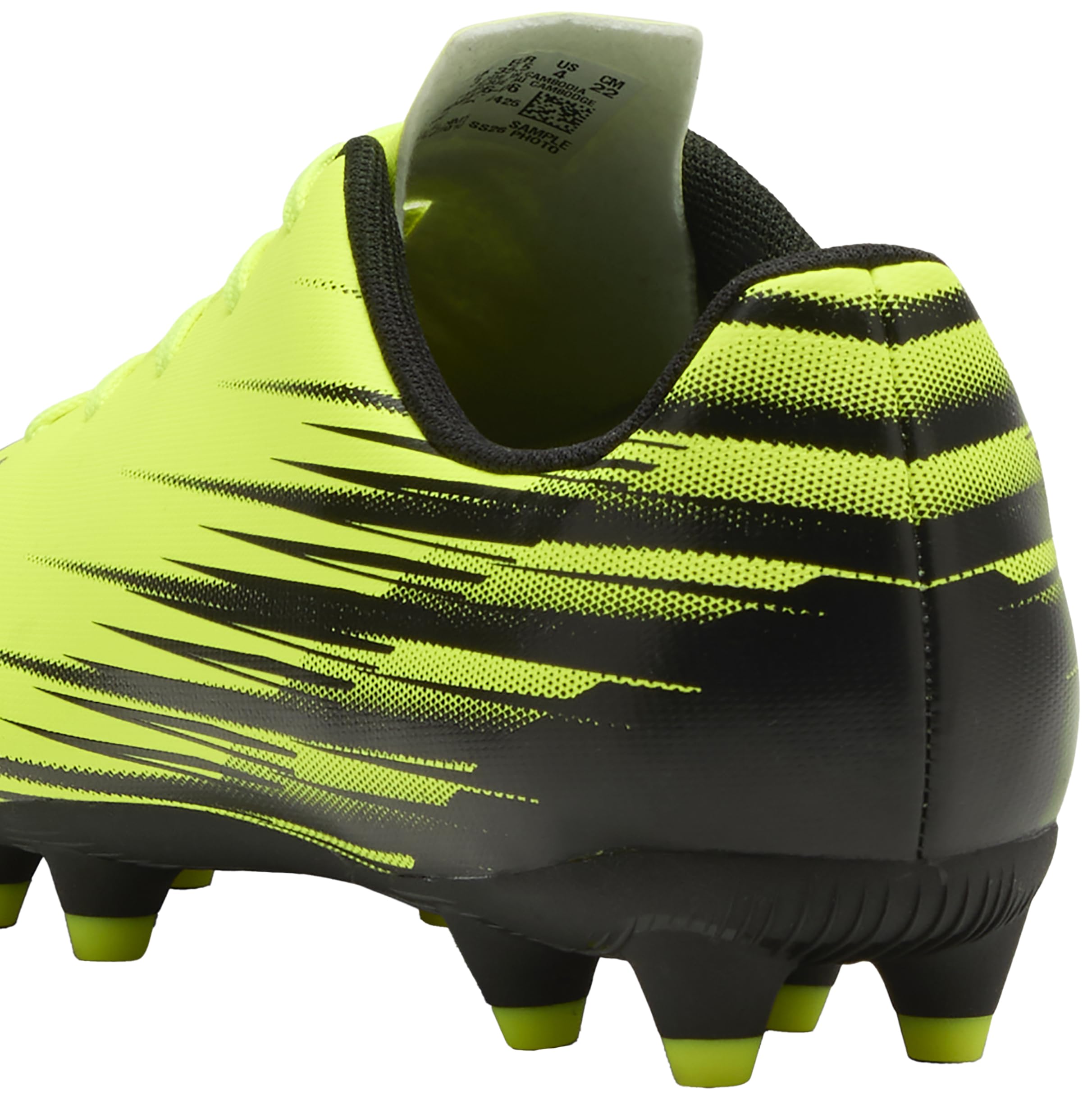 Puma ATTACANTO II FG/AG JR Chaussures de Football, Yellow Alert Black, 38 EU, Yellow Alert Puma Noir, 34.5 EU