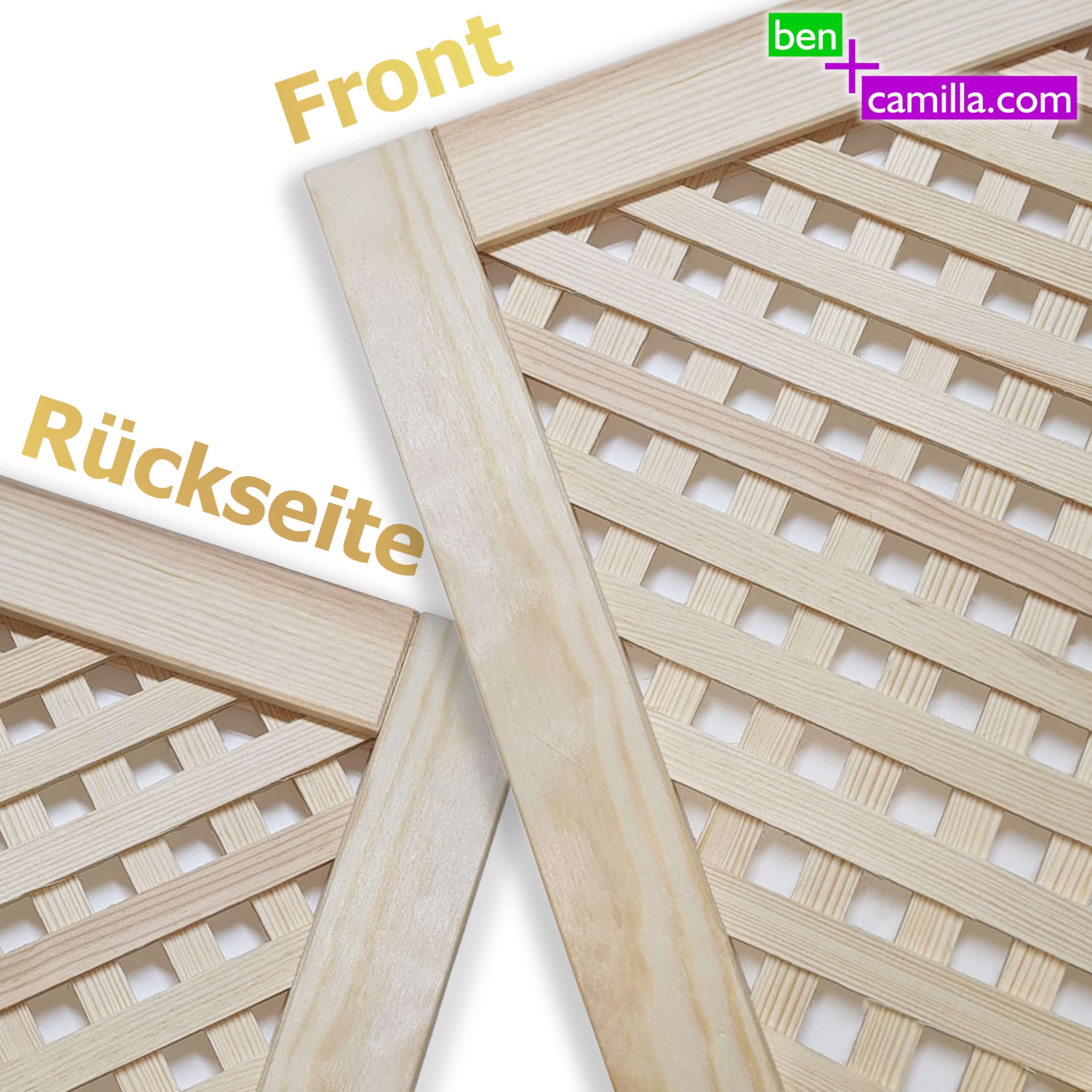 Gittertür 201,3 x 59,4 cm | Hochwertige Kiefer Massivholztüren - unbehandelt für Schrank- & Möbelbau oder Heizungsverkleidung