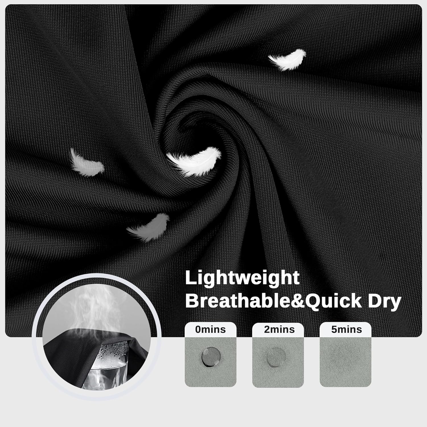 Men's Tapered Gym Jogger Pants Lightweight Casual Slim Fit Workout Sweatpants Athletic Joggers with Pockets - Image 3