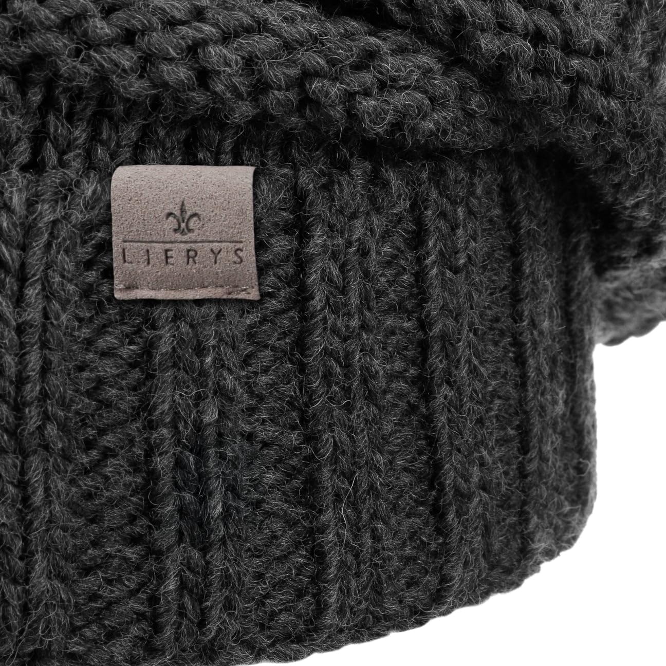 LIERYS Jil Strickmütze Oversize Beanie Made in Germany Unisex Herbst Winter