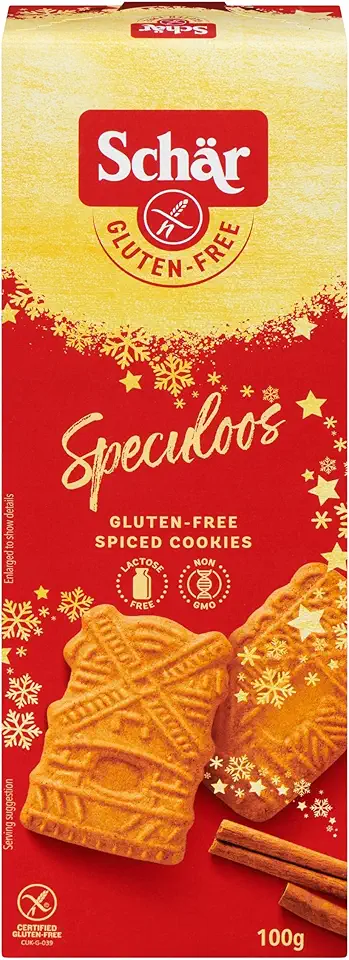 Schar Gluten Free Speculoos Spiced Cookies, 100g