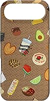 Vista 27 de Funda para iPhone 16 Brown Antojitos Mexican Food Latino Tacos Pan Dulce