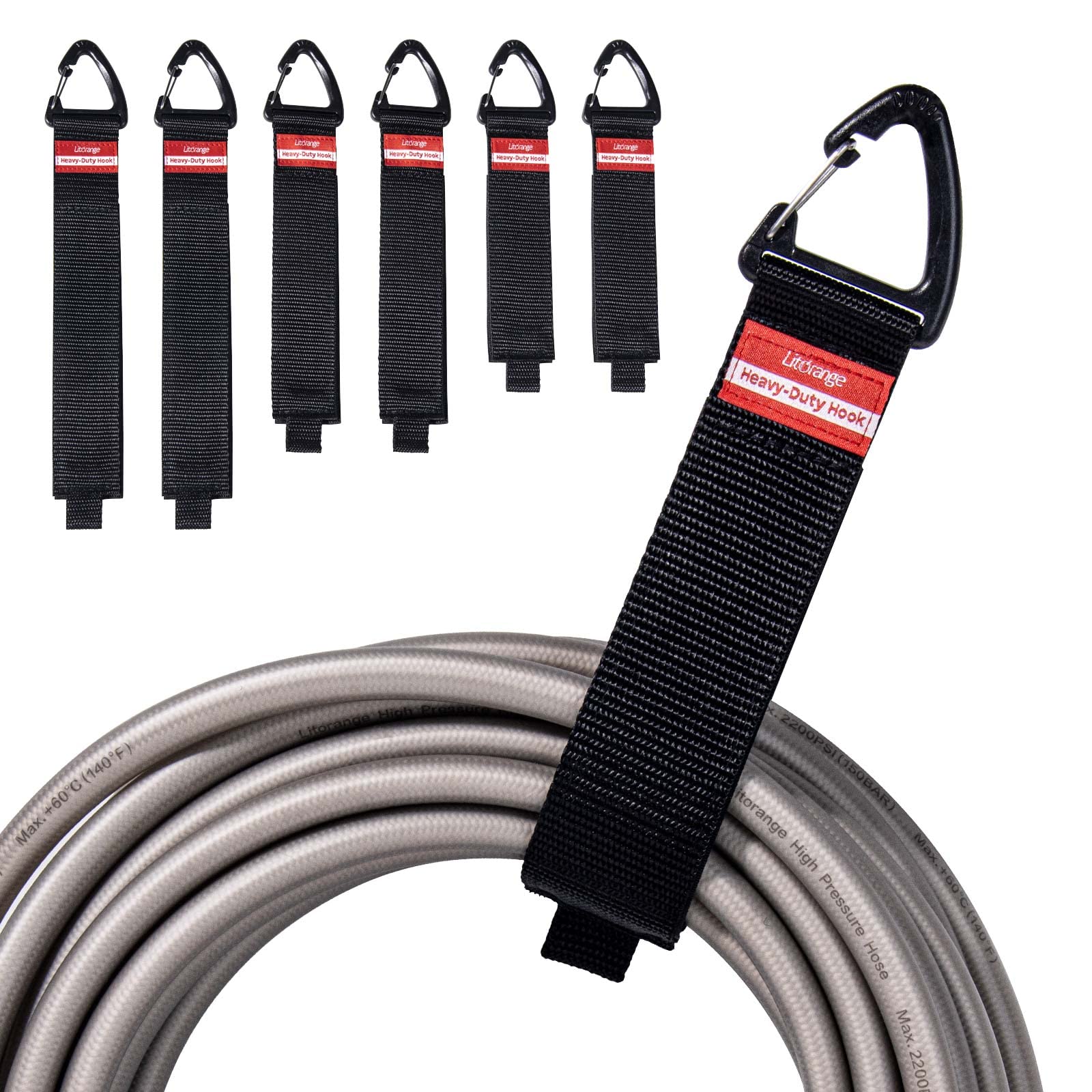 Amazon.co.jp: Litorange 延長コード収納 ストラップ 結束バンド