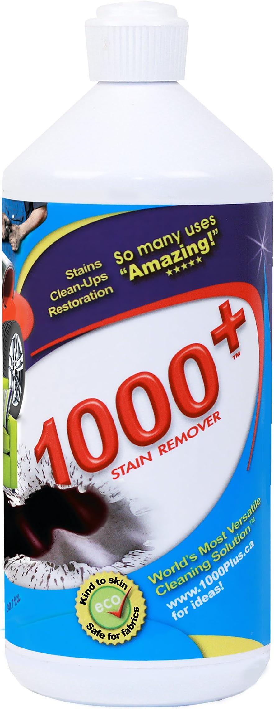 1000+ Stain Remover, 30 Ounce Bottle