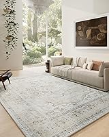Vista 51 de Alfombras de Área 8x10 Lavables: Alfombra Grande para Sala de Estar Resistente a Manchas Desgastada Vintage Boho Alfombra Antideslizante de Pelo