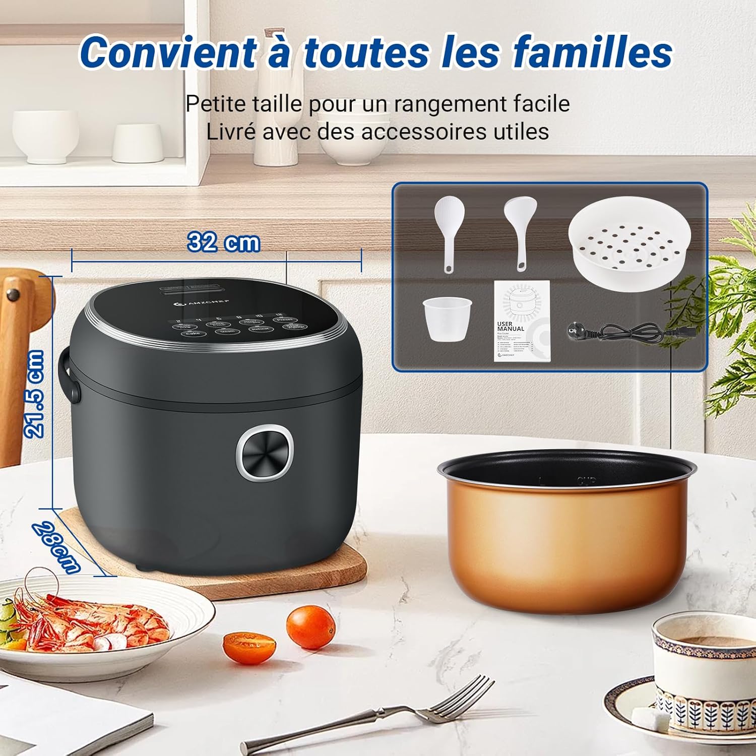 Mini Cuiseur à Riz Macook - Modèle MCUS-81271 - Occasion - Fonctionne Très Bien
