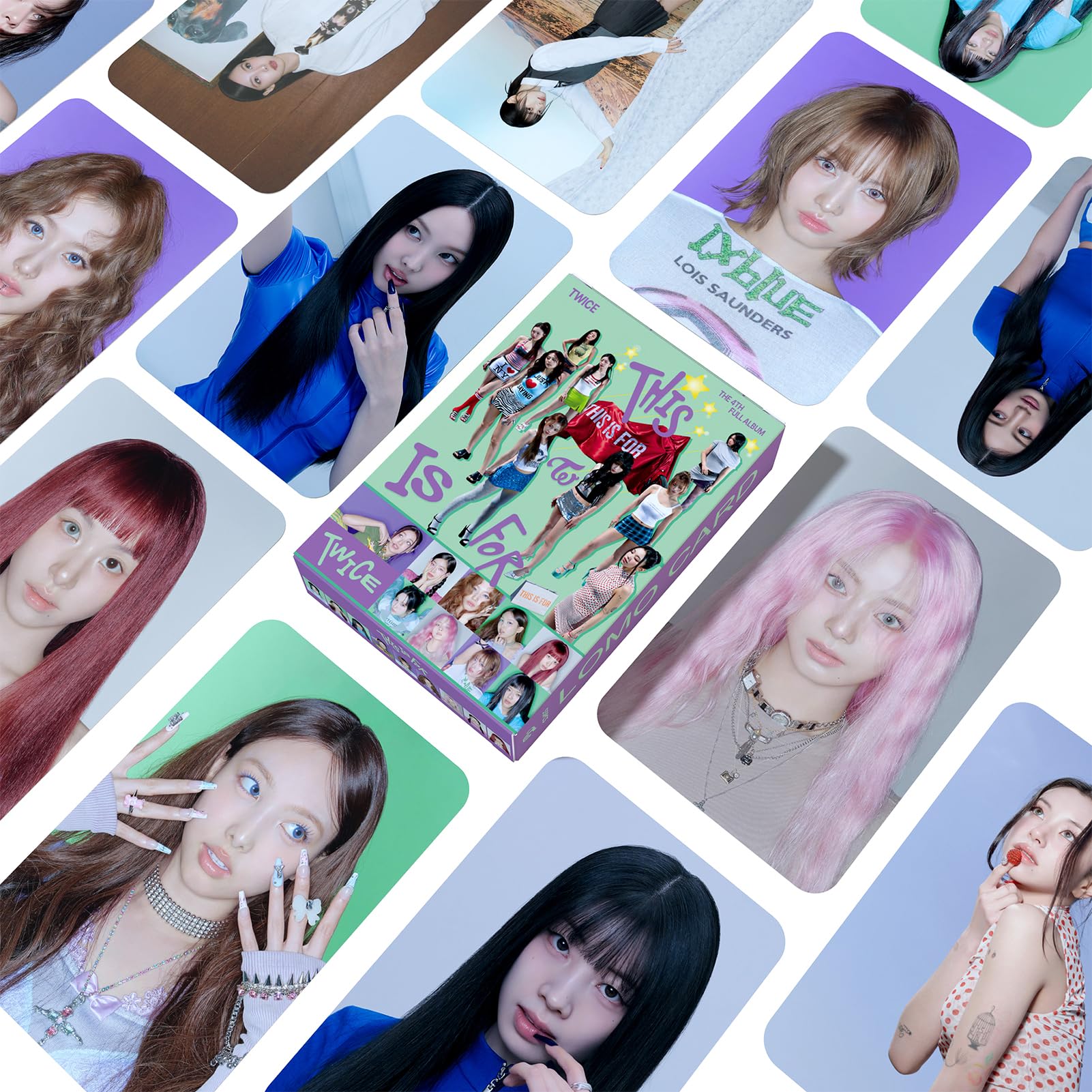 Amazon.co.jp: KPOPBTS Twice アルバムフォトカード用 55枚 フォト