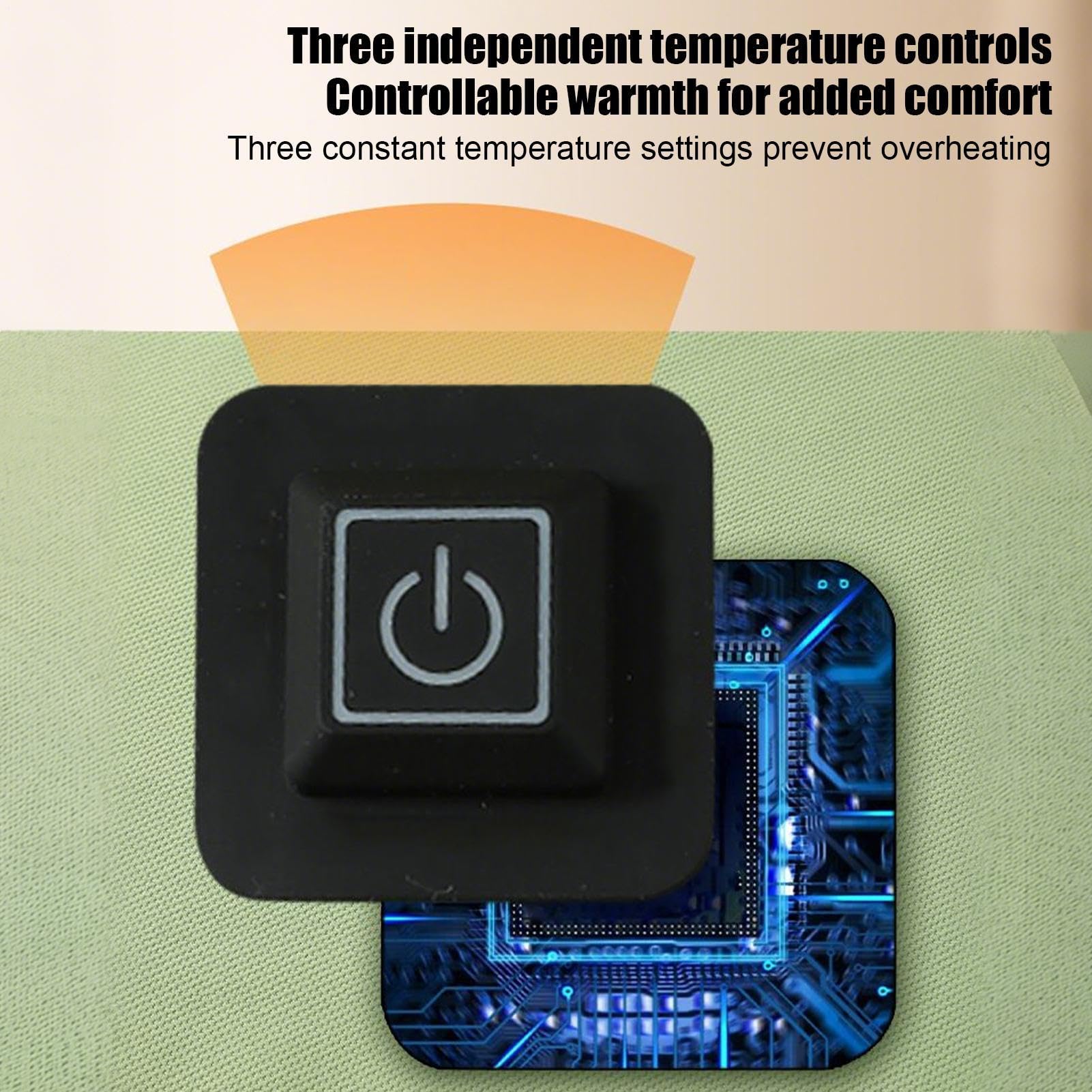 Scialle Riscaldante | Scialle Elettrico Riscaldante 3 Velocità | Sciarpa Coperta Riscaldata Elettrica - per Casa Ufficio Auto Inverno Spalle Campeggio Esterno