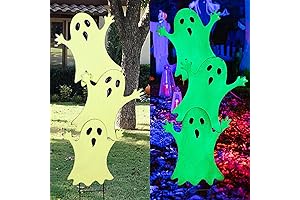 Joliyoou Halloween Ghost Yard Stake Decorations