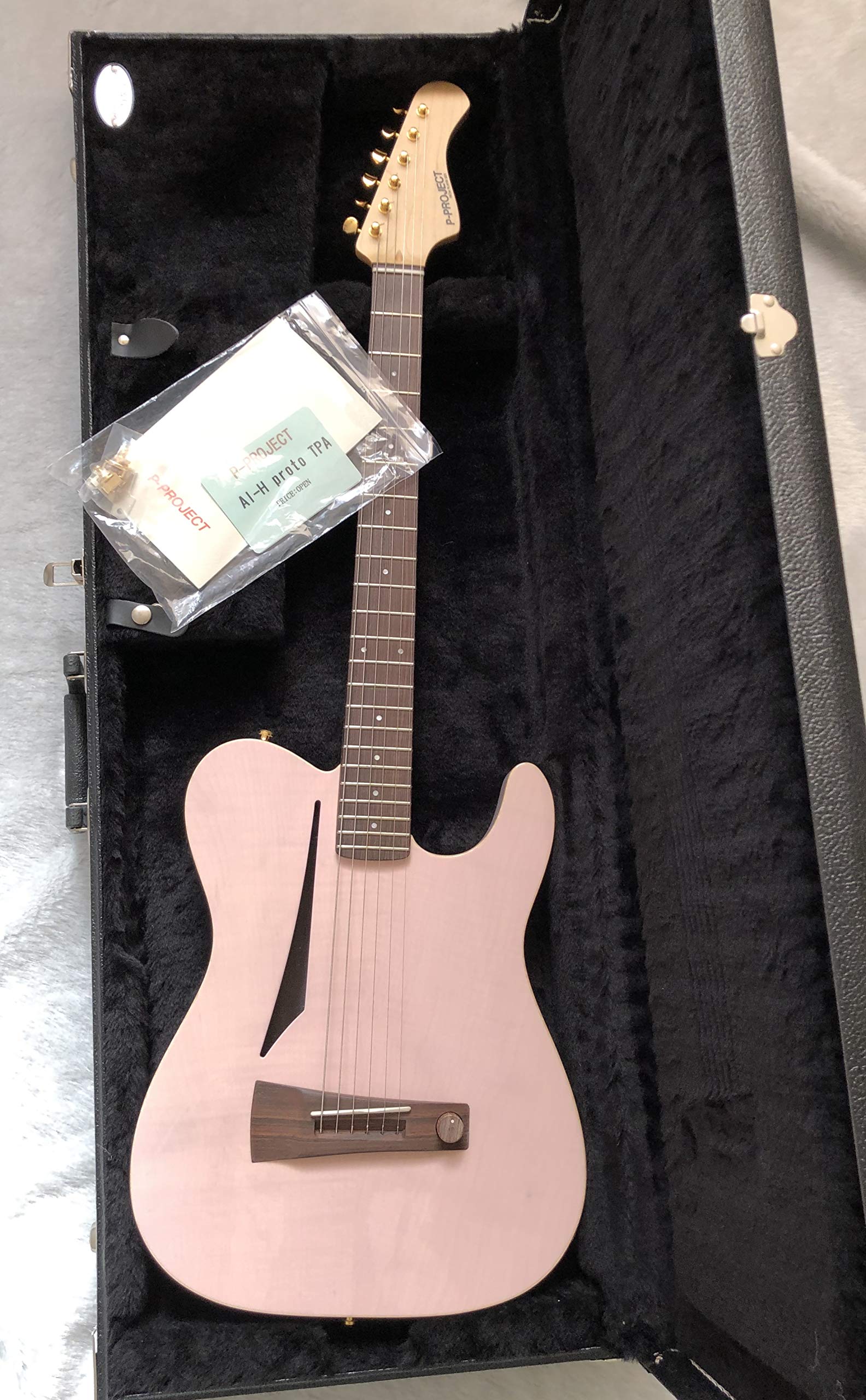 Amazon | P-PROJECT エレキギター AI-H COLOR:TPA トランス ピンク 