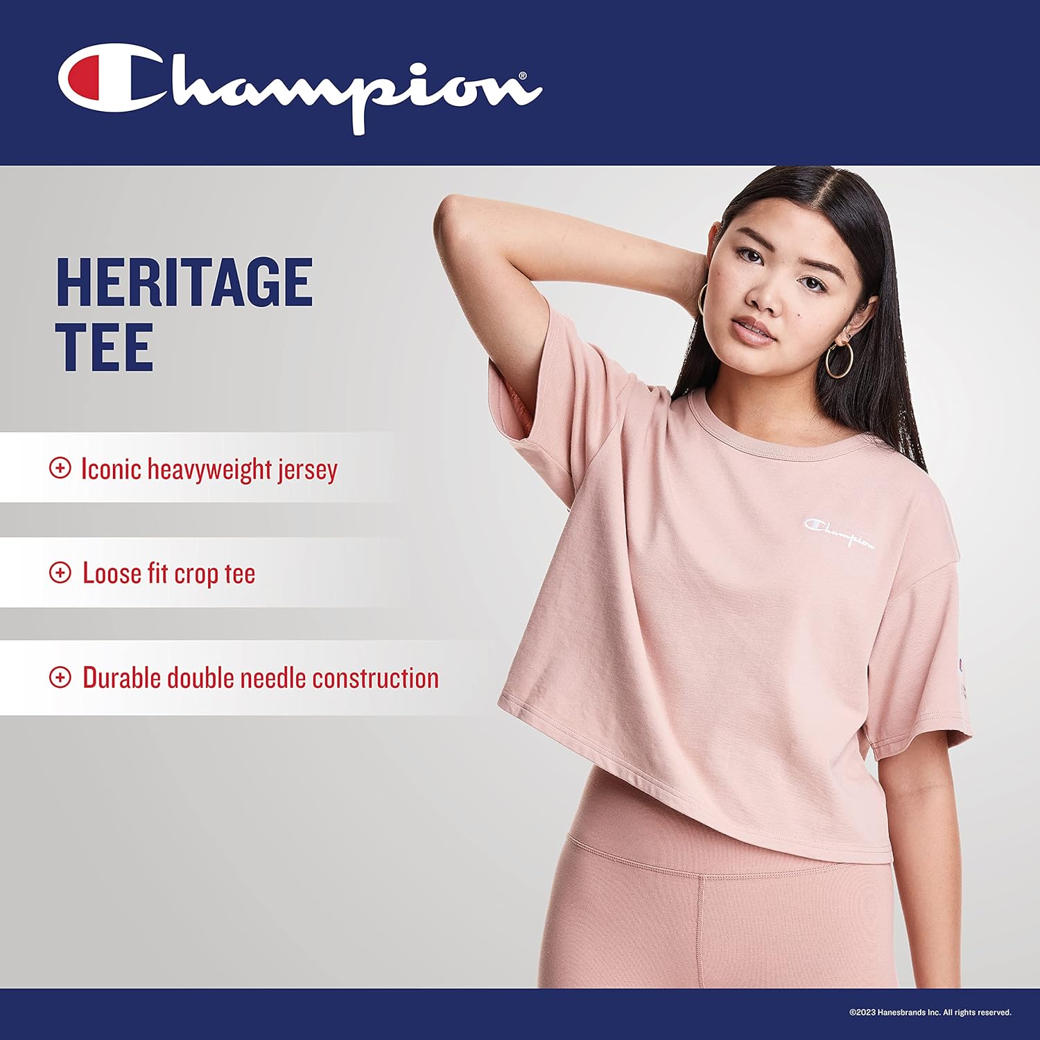 Champion Women's T-shirt, Heritage Heavyweight Cropped T-shirt, Crop Top for Women : Clothing, Shoes & Jewelry