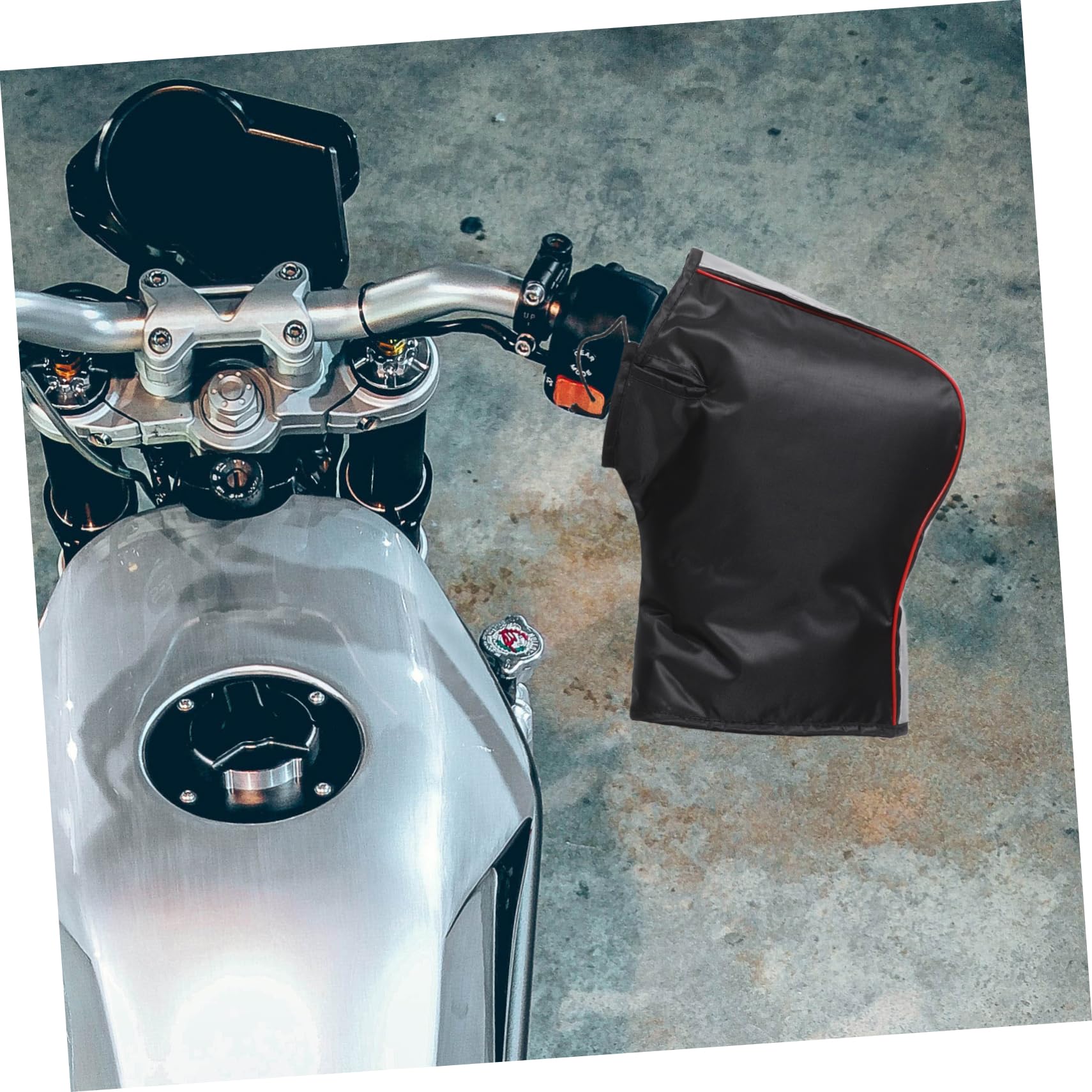 SOLUSTRE Guantes de Manillar para Moto y Bicicleta Cálidos y Reflectantes Resistentes al Viento para Invierno y Uso Clima Frío para Hombre y Mujer