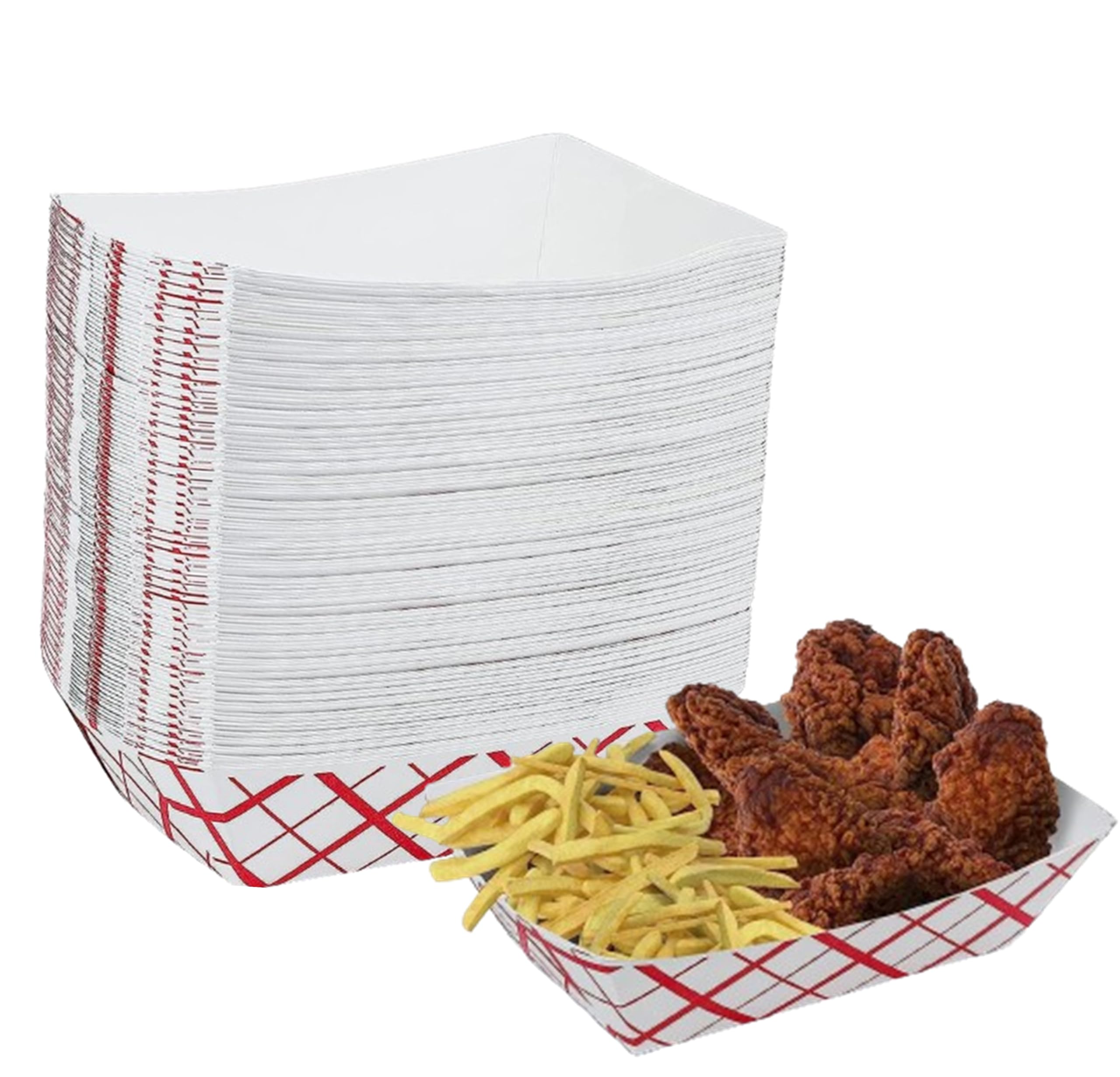 RRR ペ-ハ２個 Amazon.com: Mr Miracle Paper Food Trays, Red & White Checkered