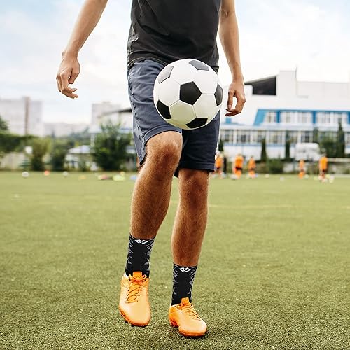 Miniatura 5 de GripGeek Calcetines de fútbol antideslizantes, fútbol, baloncesto, hockeycorrer, calcetines antideslizantes
