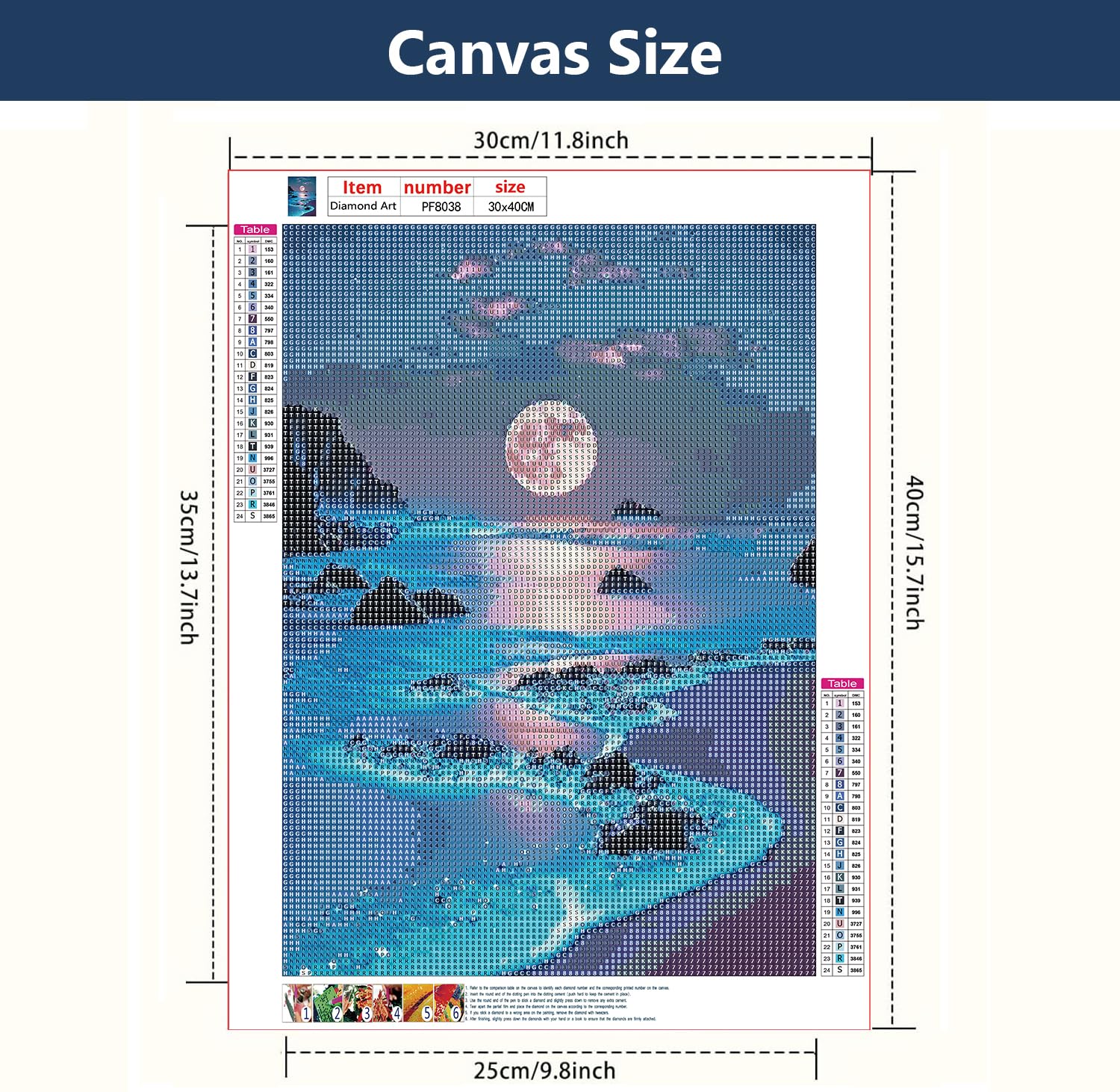 YSCOLOR Diamond Painting Kit – 5D Diamant Mozaïek