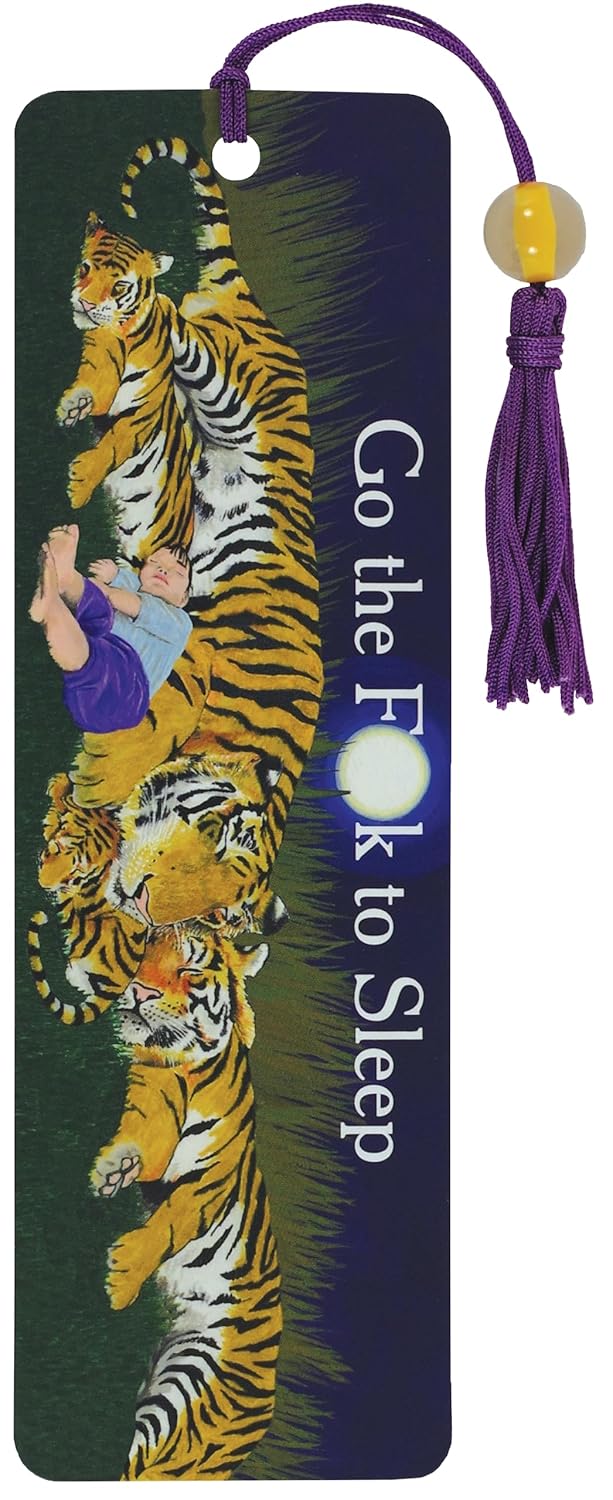 Go the Fuck to Sleep Beaded Bookmark