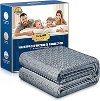 Vista 7 de Protector de colchón King 100% impermeable de alta calidad, transpirable, refrescante, funda de tela de aire 3D, suave, hipoalergénica, sin ruido