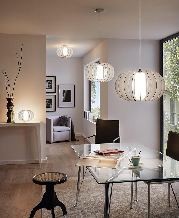 Eglo EGLO Stellato 2 Tafellamp, staal, wit photo 2