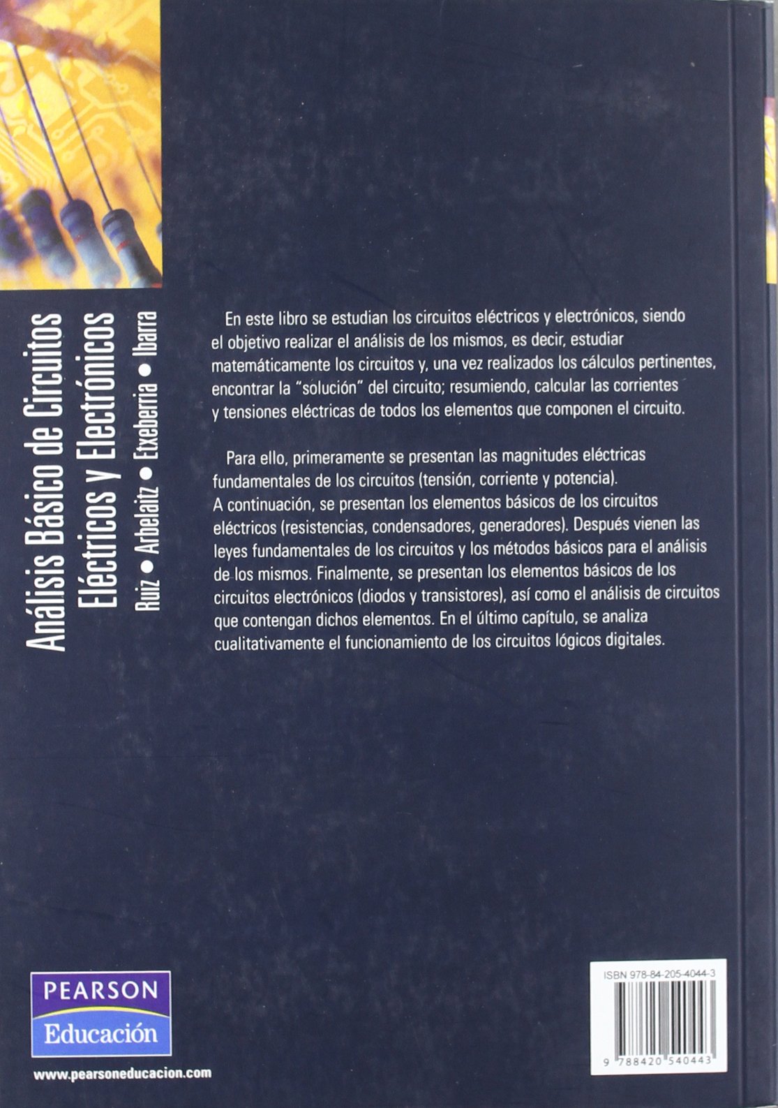 ANÁLISIS BÁSICO DE CIRCUITOS ELÉCTRICOS Y ELECTRÓN (SIN COLECCION)