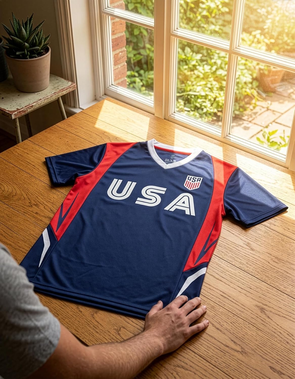 Icon Sports Kids' U.S. Soccer Shirt – Gio Reyna #7 - Licensed Youth USA Soccer Fan Shirt