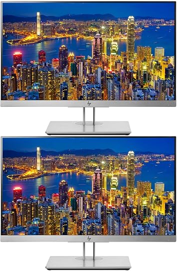 HP EliteDisplay E233 23 Inch IPS LED Backlit Monitor 2-Pack FHD 1920 x 1080 1FH46A8#ABA