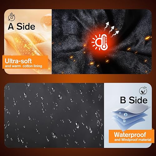 Miniatura 7 de Calentador de manos calentado bolsa de mano con banco de energía recargable de 10000 mAh portátil USB calentador de manos