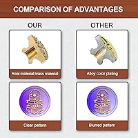 Vista 3 de MAYJOYDIY Sello de cera de libro de calavera Sello de cera de esqueleto de Halloween con patrón de flores Cabeza de latón de 1.181 in, mango